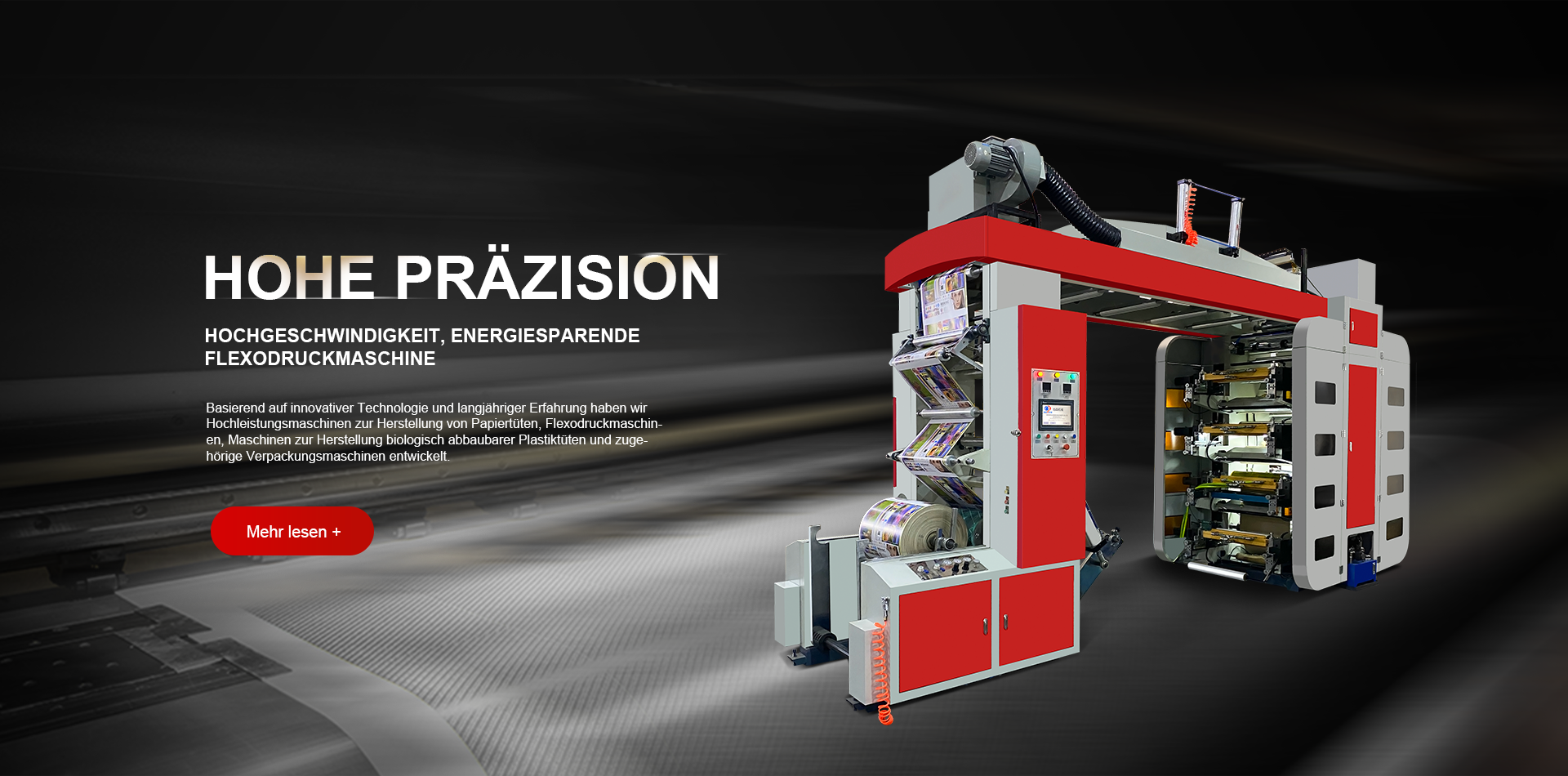 high precision flexo printing machine